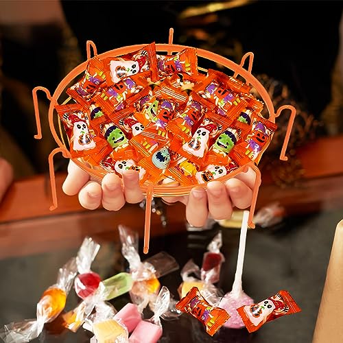 6 Pack Halloween Spider Candy Bowls Large Trick or Treat Serving Bowls for Porch