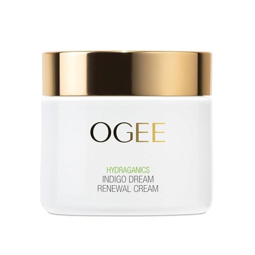 Indigo Dream Renewal Cream - Hydrating Face Moisturizer with Hyaluronic Acid & Ceramides | Organic & Cruelty-Free