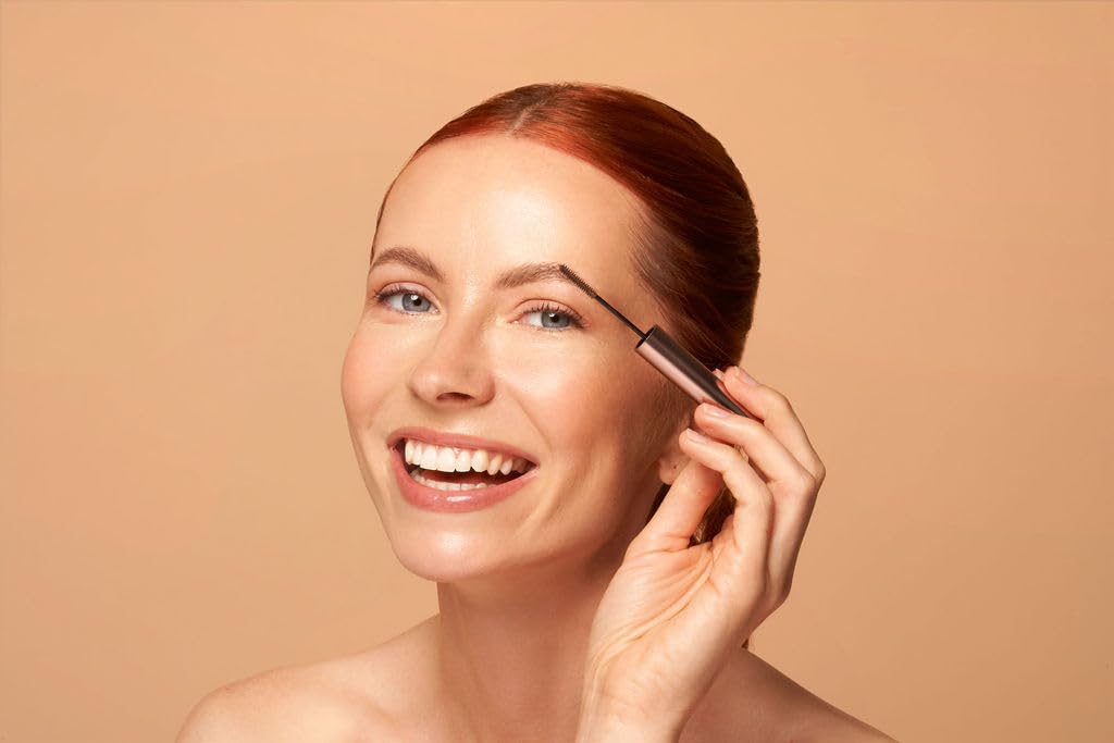 YENSA Eyebrow Gel - Long-Wear Tinted Formula with Superfoods for Color & Thickness - Auburn (0.17 oz)