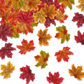 Artificial Maple Leaves Fall Decor Set 320 Pieces for Thanksgiving Halloween Weddings Crafts