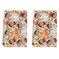 Fall Football Pumpkin Dish Towels Set of 2 - Kitchen & Home Decor