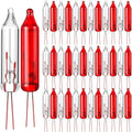 Incandescent Mini Christmas Light Bulbs - Warm Red Replacement for 50/100/150/200 Count String Lights