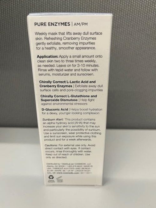 COSMEDIX Detox Activated Charcoal Mask - Deep Cleansing & Purifying | 1.3 Oz