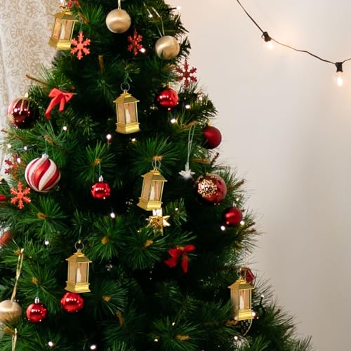 24 Pack Gold Mini Lanterns Decorative Indoor for Wedding & Events - Plain
