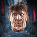 TIODIO Hanging Severed Head Halloween Prop - Life-Size Latex Zombie for Haunted House & Yard Decor - Multi100
