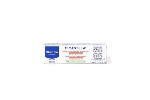 Mustela Cicastela Moisture Recovery Cream - Natural Baby Ointment for Skin Relief - Fragrance-Free - 1.35 fl. Oz