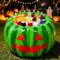 Inflatable Watermelon Cooler for Parties - 30x20 Inch Drink Cooler, Summer & Halloween Decor