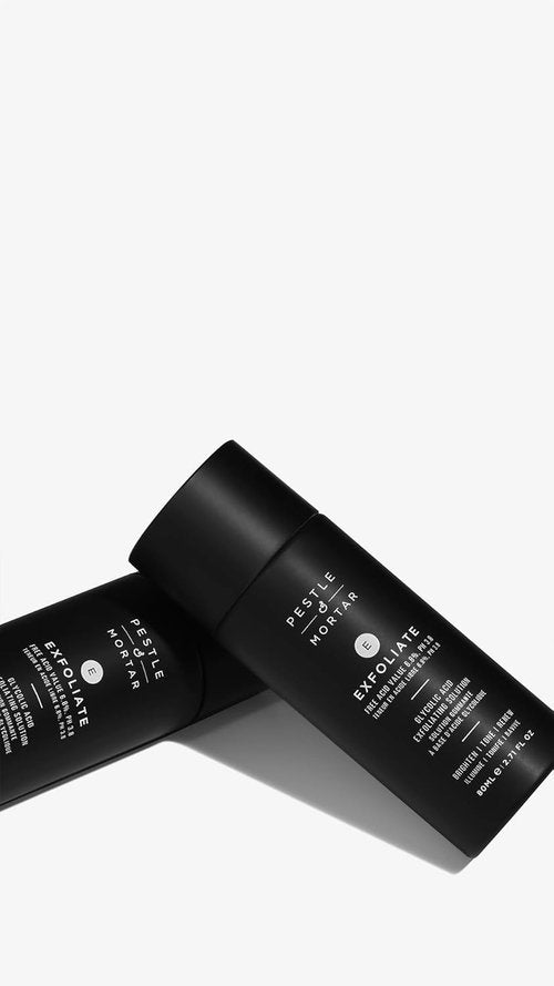 Pestle & Mortar Exfoliate Facial Toner - 6.8% Glycolic Acid for Pore Minimization & Even Skin Tone | 80ml Vegan & Cruelty-Free