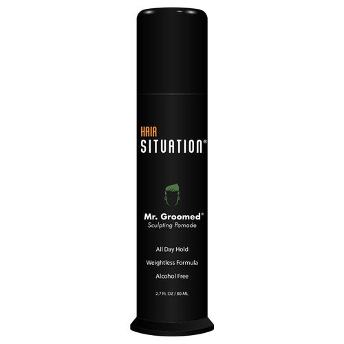 Mr. Groomed Matte Pomade for Men - Strong All-Day Hold & Natural Matte Finish - 2.7 oz, Non-Greasy & Alcohol-Free