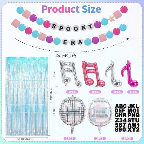 Halloween Car Decoration Kit with Music Theme - Trunk or Treat Outdoor Party Supplies