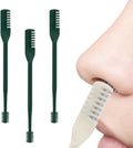Eadwe 2-In-1 Nasal Hair Cutter - 360° Rotating Nose Hair Trimmer & Grooming Kit | Portable & Safe Design (Dark Green)