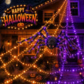 Giant Spider Web Lights – Outdoor Halloween Cobwebs with 550 LEDs, 11 Modes & Remote Control