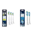 Philips Sonicare DiamondClean Replacement Toothbrush Heads - 3 White Brush Heads & C3 Premium Plaque Control - 2 White Brush Heads