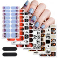 Halloween Glow in The Dark Nail Stickers Set with Nail Files - Style 3