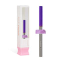 Cnynail 3/32”Tungsten Carbide Nail Drill Bit, Buffer Cuticle Remover, Nail Buffer & Prep File, Two-Way Rotation, Fine Grit for Manicure, Pedicure, Home & Salon Use (3XF Grit, Purple)