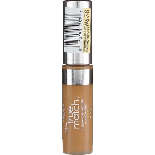 L'Oreal True Match Concealer - Medium/Deep Warm (W6-7-8) | 0.17 oz Pack of 2 for Flawless Coverage