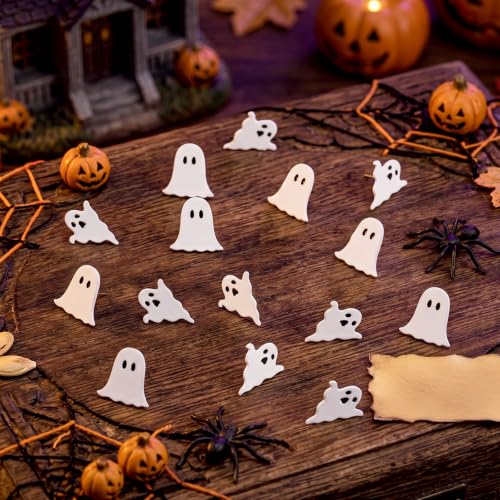 Halloween Ghost Metal Candle Pins - Set of 60 Ghostly Candle Holders - Variation: Ghost