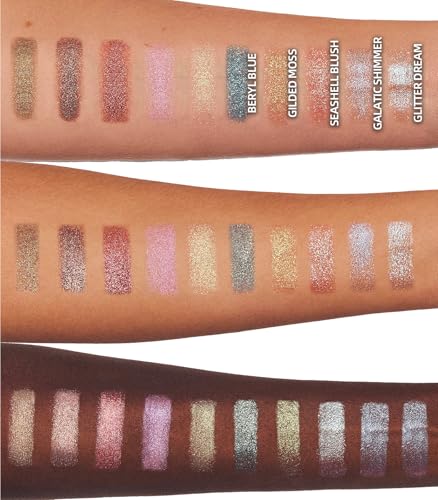 Multichrome Iridescent Eyeshadow Powder - Purple Pink Gold Sparkle - Seashell Blush Variation