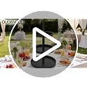 Black 3-Tier Cupcake Stand for Halloween Party Treats - 2 Pack