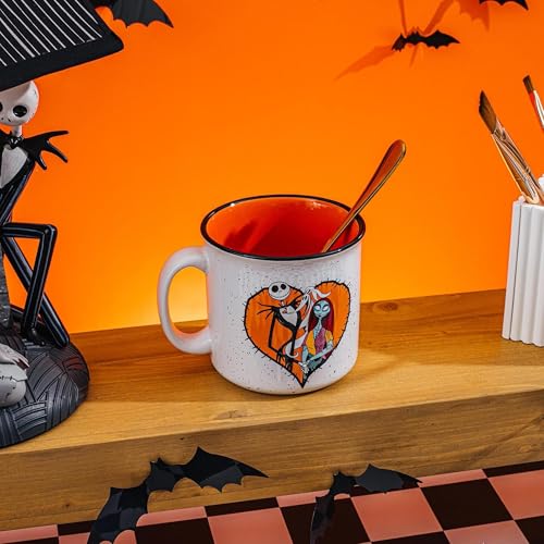 Large Ceramic Coffee Mug 20oz Nightmare Before Christmas Jack Sally Zero