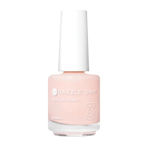 Dazzle Dry Nail Lacquer (Step 3) - Livin' La Vida Yoga - A soft and pale creamy pink with a hint of diamond dusted shimmer. Semi-sheer cream. (0.5 fl oz)