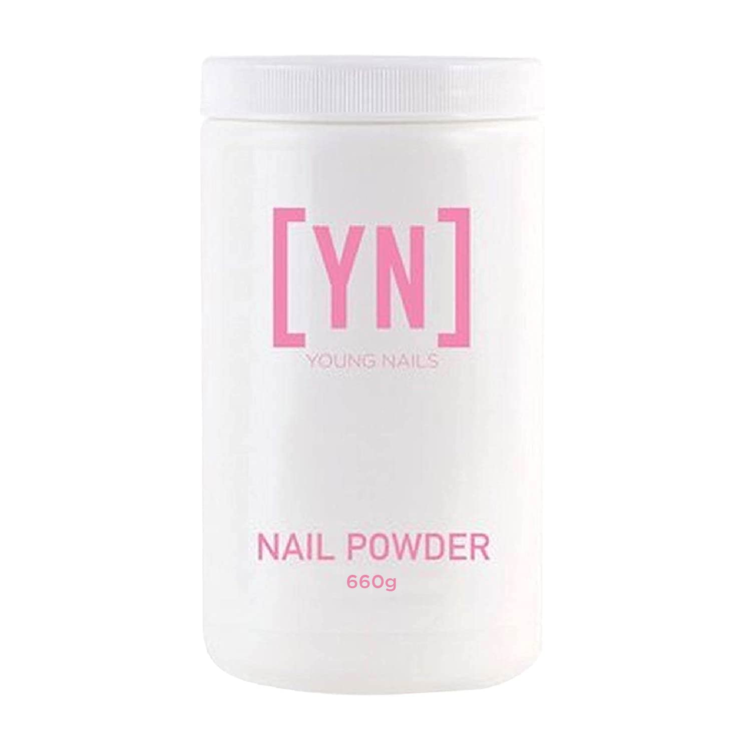 Young Nails Acrylic Cover Powder - Professional Self-Leveling Nail Powder for Extensions | Clear Nude Pink, 660g