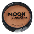 Pro Face & Body Paint Cake - Light Brown, Water-Based Makeup, 1.26oz - Professional & Beginner Friendly