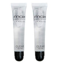 Cherimoya MAX Clear Lip Polish - Hydrating Formula for Glossy Lips | 2-Piece Set