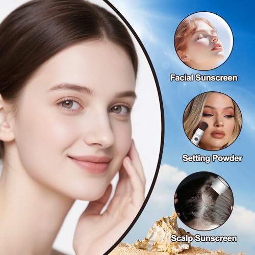 Mineral Sunscreen Setting Powder SPF 35 Translucent - Oil Control Face & Scalp Finish #01