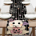 Halloween Ghost Boo Pink Table Runner 13x72 Inches Spooky Decor