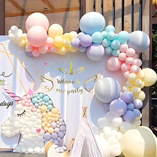 Rainbow Balloon Garland Arch Kit 171PCS Pastel Latex Balloons for Birthday Baby Shower Wedding & Party Decorations - Variation of THIS listing