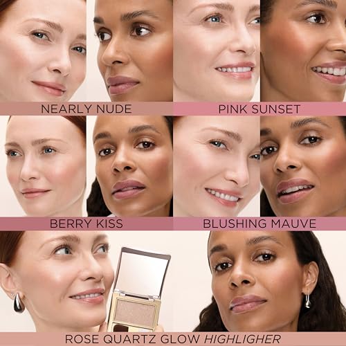 Elizabeth Arden Blush for Cheeks, Face Makeup, Powder Classic Matte Finish, Buildable Color, Talc-Free, Blushing Mauve, 1 count