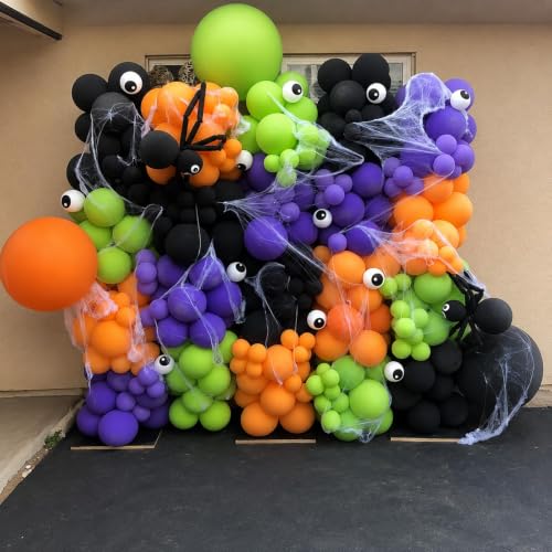 Halloween Eyeball Balloons - White, 50 Pack, 5 Inch Mini Latex Party Decorations