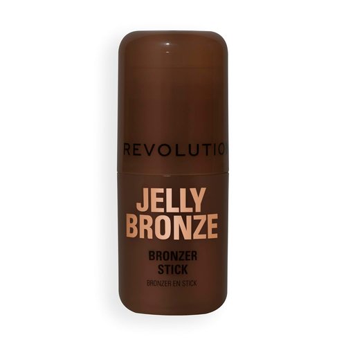 Revolution Beauty London Jelly Bronzer Tint - Vegan Bronzing Makeup for Sun-Kissed Glow | Dark Cocoa, 0.28 oz