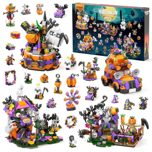 Halloween Advent Calendar 2026 - 31-Day Building Blocks for Kids & Families