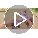 Remagr Gradient Purple Cheesecloth Table Runner - 12 Pcs Boho Decor