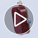 Glass Blown Sardines Ornament for Christmas Tree - Handcrafted Holiday Decor