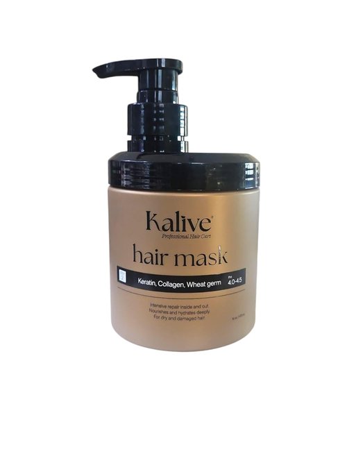 KALIVE Hair Mask - 16 Oz Deep Moisturizing Repair Treatment for Dry, Damaged Hair Care