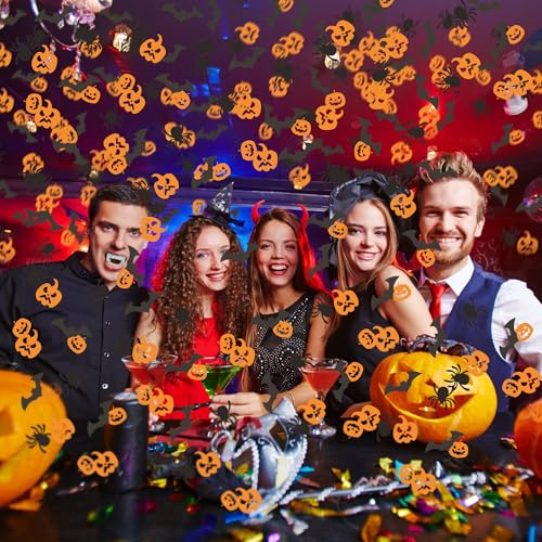 Halloween Confetti Decorations - 100 Pieces Table Scatter for Party Supplies