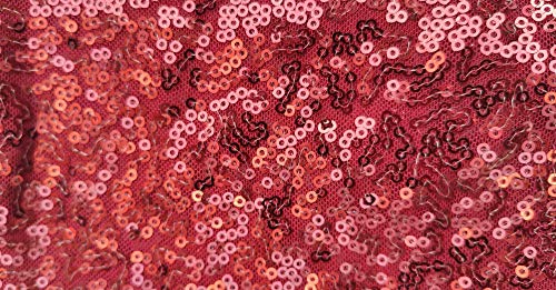 50PCS Wine Red Elastic Sequin Chair Sashes Bling Bling Party Decoration