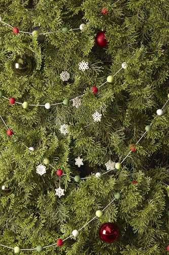 Lenox Snowflake 10-Piece Mini Christmas Hanging Ornament Set - Holiday Decor