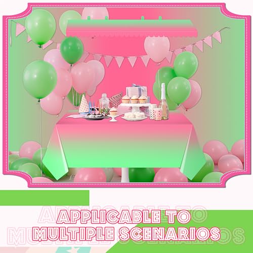 Pink Green Gradient Circus Classroom Awning Set - 108" x 54" Party Decorations