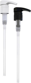 Brightfrom Universal Dispensing Pump - Ideal for Shampoo & Conditioner | Fits 12oz to 33.8oz Bottles, 2 Pack, White/Black