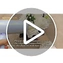 Black Artificial Flower Bouquets - 6 Pcs Gothic Rose Centerpieces