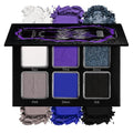 Witch Poison Eyeshadow Palette - Black Blue Purple Goth Makeup, Matte & Shimmer, 6 Colors - Variation #03