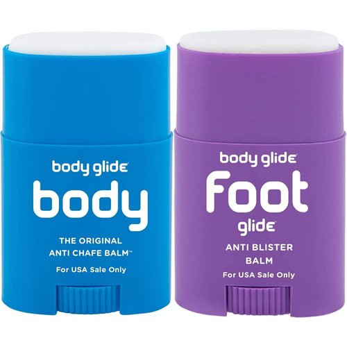 BodyGlide Original Anti-Chafe Balm, 0.80oz & Foot Glide Anti Blister Balm, 0.8oz: blister prevention for heels, shoes, cleats, boots, socks, and sandals.