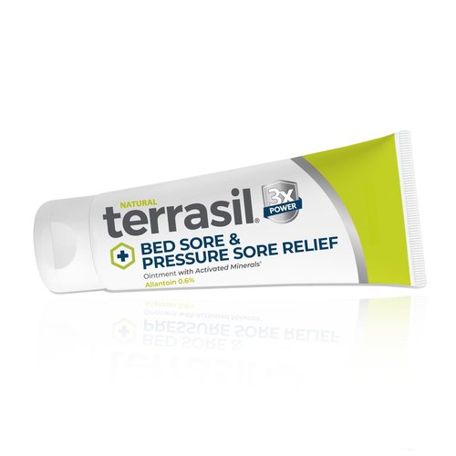 terrasil Bed Sores Treatment Cream & Pressure Sores Cream – Natural Ingredients for Healing of Bedsores, Ulcers & Wounds, 3X Power for Fast Soothing Relief (3oz)
