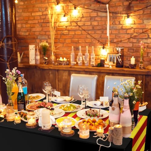 Wizard Themed Plastic Tablecloth 54x108 Inch - Halloween Party Cover - 3 Pack