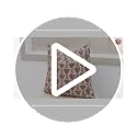 Boho Linen Throw Pillow Cover 14x14 Light Green Handmade Cushion Cover