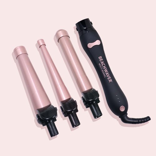 Beachwaver Multi Barrel Curling Iron - Professional Ceramic Rotating Design | 3 Attachments, Adjustable Heat, Ergonomic Handle
